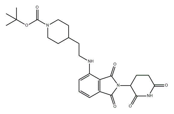 CAS#2434850-91-4|Tert-butyl 4- (2-[(2- (2,6-dioxopiperidin-3-yl) -1,3-dioxo-2,3-dihydro-1h-isoindol-4-ymino] ethyl) piperidine-1-carboxylate